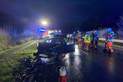 Leonberg: Leonberg: Verkehrsunfall mit mehreren Schwerverletzten auf der L1187