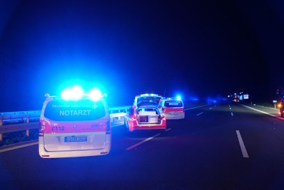 Weilheim Teck: Schwerer Verkehrsunfall auf der Autobahn A8