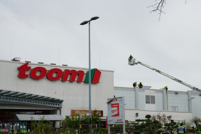 Kirchheim Teck: Brand in Baumarkt