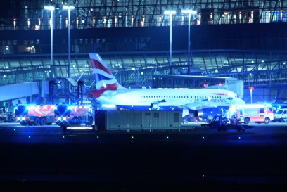 Flughafenn Stuttgart: Grossalarm bei einem Airbus A319 von British Airways