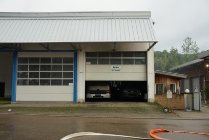 Geislingen Steige: Brand in Autowerkstatt