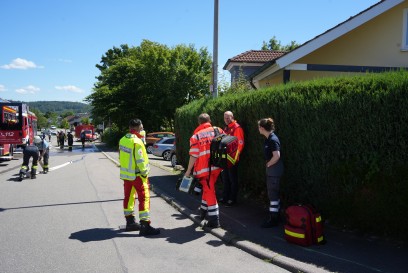 Herrenberg-Affstaett: Kuechenbrand fordert eine Verletze 