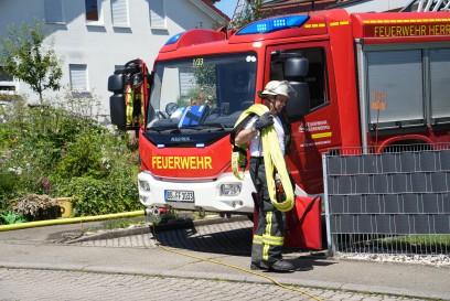 Herrenberg-Affstaett: Kuechenbrand fordert eine Verletze 