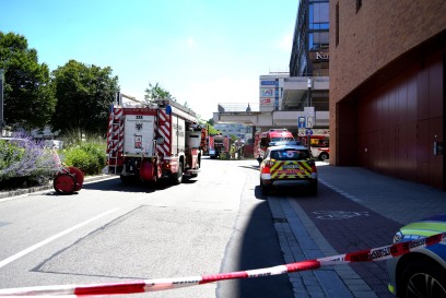 Boeblingen:  Brand im Technikraum eines Textil Discounter 