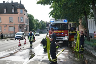 Goeppingen: Technischer defekt loest Brand aus