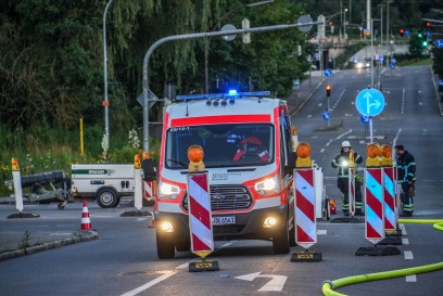 Sindelfingen: Brennende Teelichter sorgen fuer grossen Feuerwehreinsatz