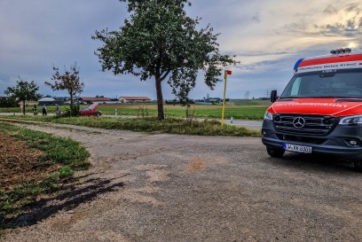 Jettingen: Frontalzusammenstoss sorgt fuer zwei Verletzt