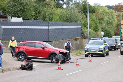 Uhingen: Schwerer Verkehrsunfall nach Vorfahrtsmisachtung in Uhingen