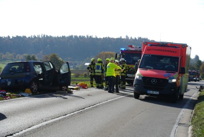 Nufringen: Schwerer Frontalzusammenstoss 