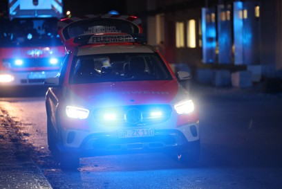 Uhingen: Brennender Muellcontainer in Asylunterkunft