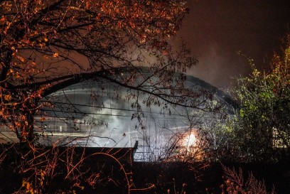 Wendlingen: Brand einer Scheune