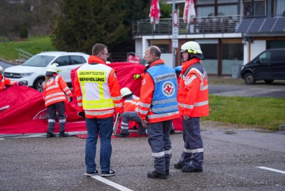 Bad Ditzenbach: Brand in der Vinzenz Klinik - Feuerwehr im Grosseinsatz