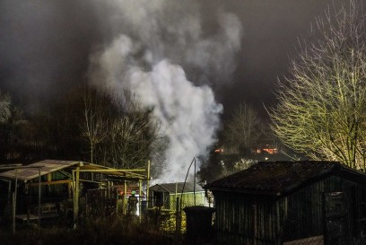 Reichenbach a.d. Fils: Brand einer Gartenhuette - Hat der Brandstifter wieder zugeschlagen?