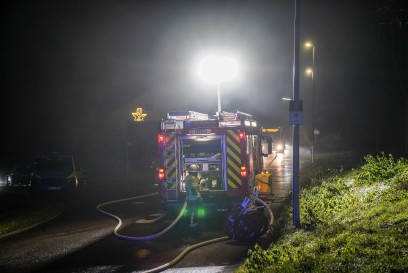 Reichenbach a.d. Fils: Brand einer Gartenhuette - Hat der Brandstifter wieder zugeschlagen?