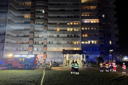 Sindelfingen: Brandalarm in einem Hochhaus an Silvester 