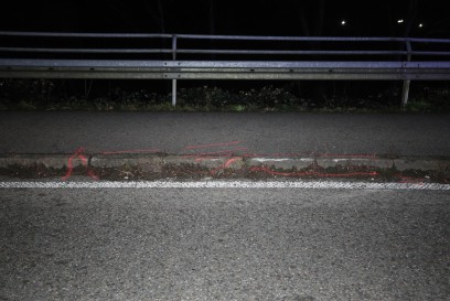 Reichenbach: PKW kommt von der Strasse ab, ueberfaehrt Leitplanke und stuerzt Abhang hinunter