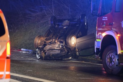 Kreis Goeppingen: naechtlichers Nieselregen sorgt fuer glatte Strassen und zahlreiche Unfaelle