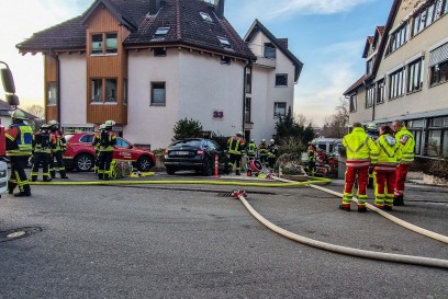Herrenberg: Brand auf Balkon 