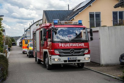 Gaertringen: Dachstuhlbrand fordert die Feuerwehr