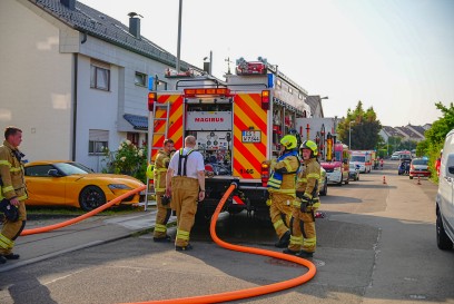 Wolfschlugen: Brand in Dachstuhl fordert Feuerwehr Einsatz 