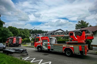 Sindelfingen: Trockner faengt Feuer