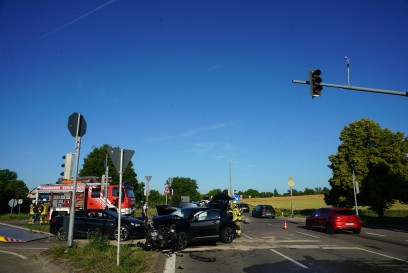 Schlierbach: Zwei verletzte nach Frontalzusammenstoss