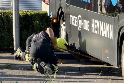 Winnenden: Verkehrsunfall mit Linienbus