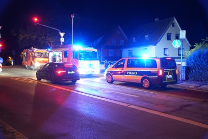 Esslingen: Hecke brennt in Wohnsiedlung