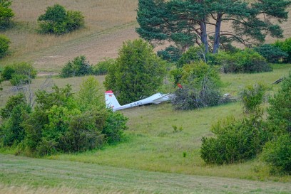 Hayingen: Segelflugzeug stuerzt ab - Pilotin verstorben