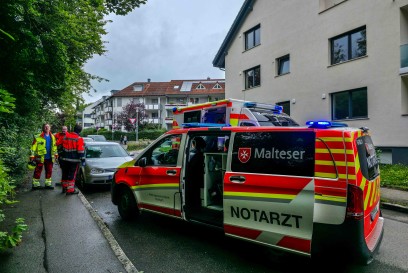 Sindelfingen-Maichingen: Brennendes Haushaltsgeraet sorgt fuer groesseren Feuerwehreinsatz