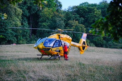 Owen: Fahrradsturz fordert Verletzten Radfahrer - Rettungshubschrauber und Bergwacht im Einsatz 