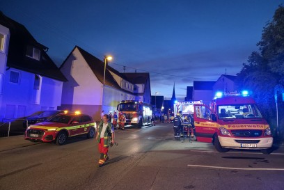 Leonberg-Hoefingen: Scheune teilweise eingestuerzt 