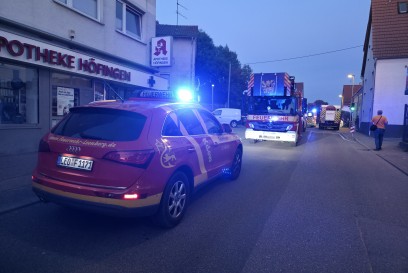 Leonberg-Hoefingen: Scheune teilweise eingestuerzt 