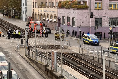 Stuttgart-Ost: Stadtbahn gegen Pkw 