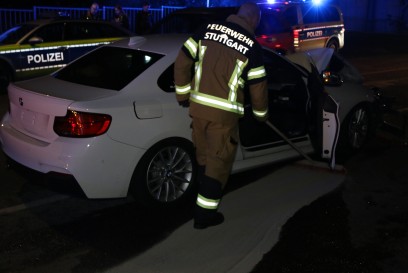 Stuttgart: Verkersunfall mit einer Leicht verletzten Person