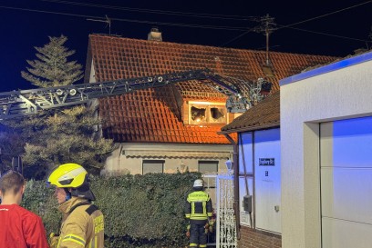 Rutesheim-Heuweg - Kuechenbrand in der Engelbergstrasse 