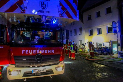 Geislingen Steige: Brand in Wohnung