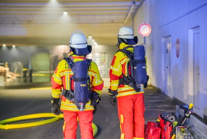 Filderstadt: Brand in Einkaufszentrum - Grosseinsatz der Feuerwehr 