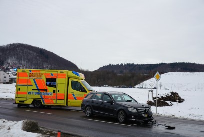 Aichelberg: Frontalzusammenstoss A8 Zufahrt Richtung Stuttgart