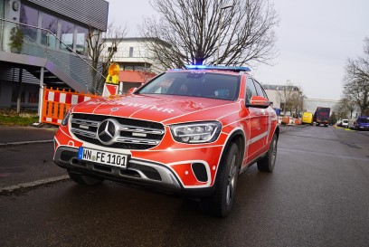 Waiblingen: Brand auf Alba Gelaende 