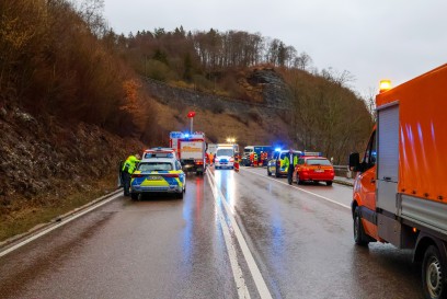Geislingen: Schwerer Verkehrsunfall auf der B10