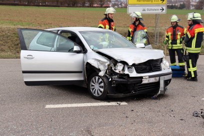 Herrenberg-Gueltstein: Drei verletzte bei Verkehrsunfall 