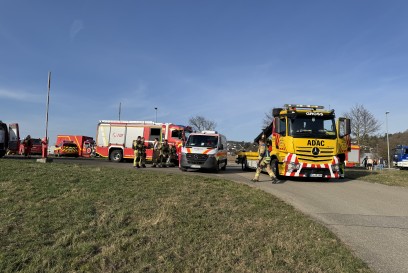 Leonberg: Grossalarm wegen LKW Brand im Tunnel