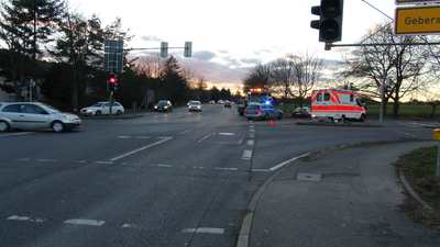 Leonberg: Verkhersunfall mit Rettungswagen