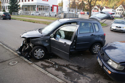 Bad Urach: Vorfahrtsunfall auf der Stuttgarterstrasse
